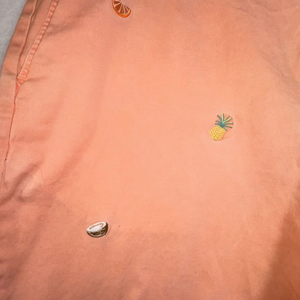 Vineyard Vines Men’s Size‎ 42 Pink Embroidered Tropical Cocktail Chino Shorts